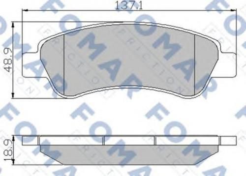 Колодки тормозные CITROEN 4253 59