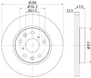 Диск тормозной NISSHINBO ND9001K FIAT, SUZUKI SEDICI , SX4 , SX4  ND9001K