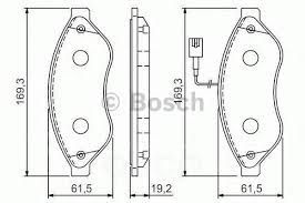 Колодки тормозные BOSCH 0986494111