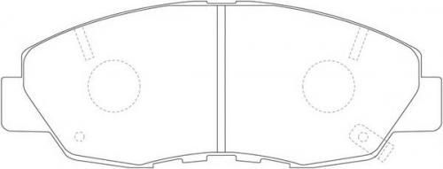 Колодки тормозные HONDA 45022-S9A-000