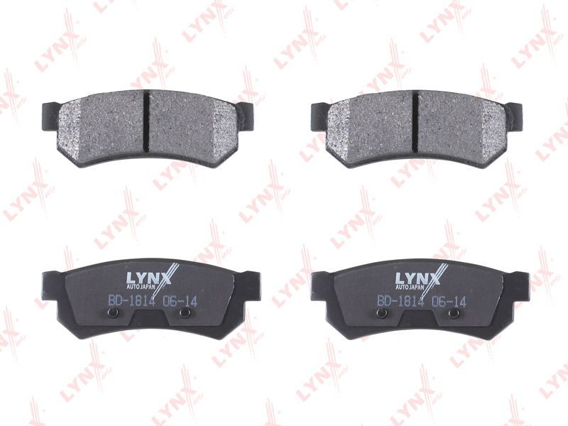 Колодки тормозные LYNXAUTO BD1814 CHEVROLET LACETTI 2003-2013, CHEVROLET OPTRA 2003-2008, CHEVROLET