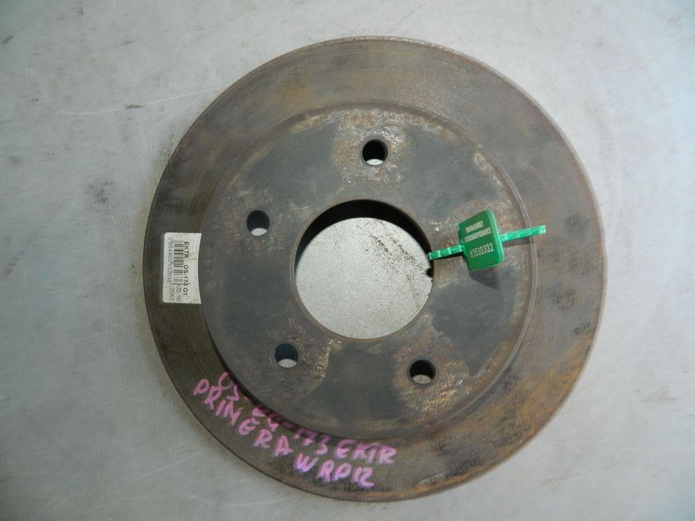 Диск тормозной NISSAN PRIMERA WTP12 Зад (Контрактный) 81530332