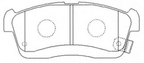 Колодки тормозные TOYOTA 04465B1010