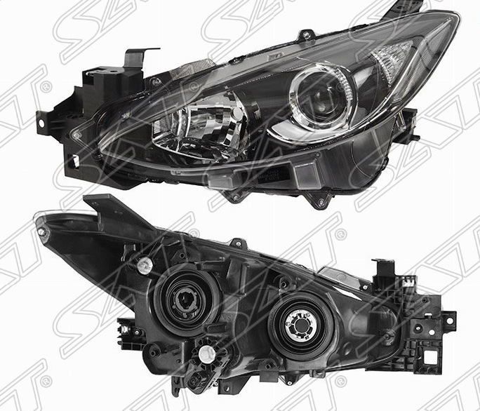 Фара SAT ST2161169L MAZDA 3 / AXELA 13-16 (Евросвет) Перед Лев