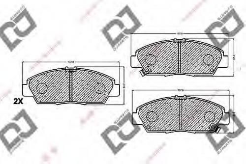 Колодки тормозные PARAUT H28107