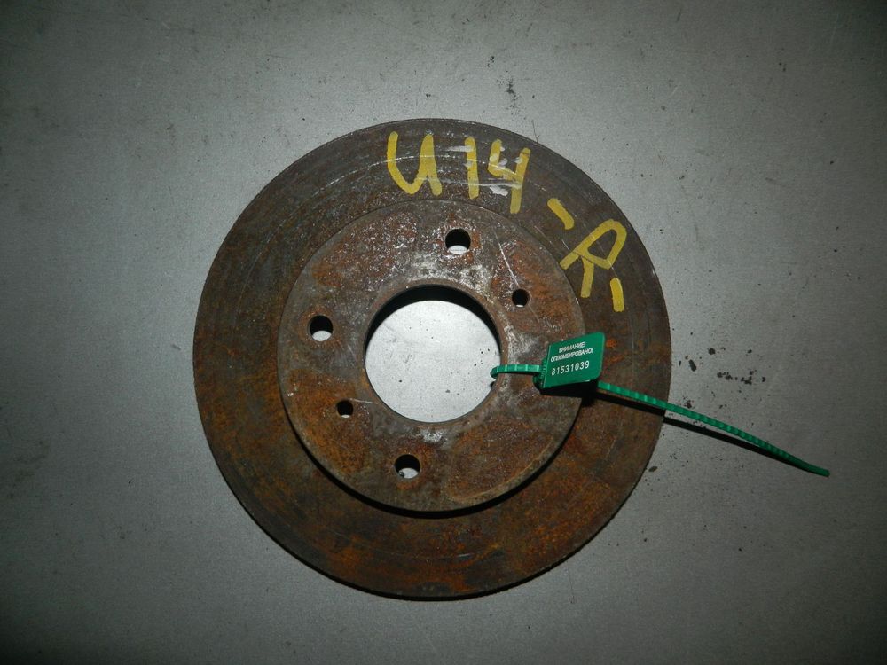 Диск тормозной NISSAN BLUEBIRD U14 Перед (Контрактный) 81531039