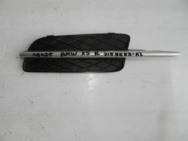 Решетка бампера BMW X5 E70 Перед Прав (Б/У) 46425