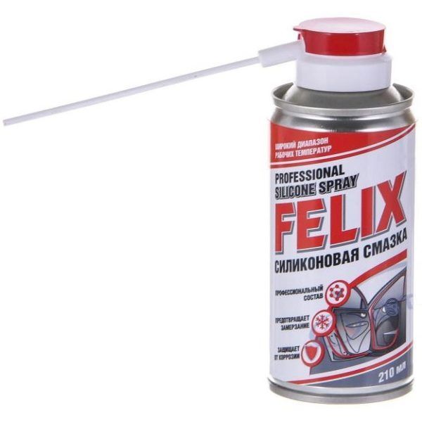 Смазка силиконовая FELIX аэрозоль (210мл)