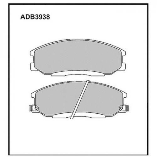 Колодки тормозные ALLIED NIPPON ADB3938