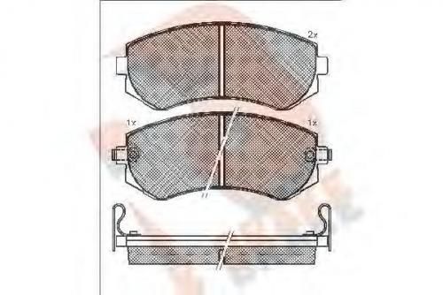 Колодки тормозные NISSAN 41060 2N290