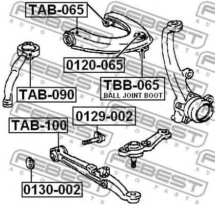 Сайлентблок TOYOTA 4865430070