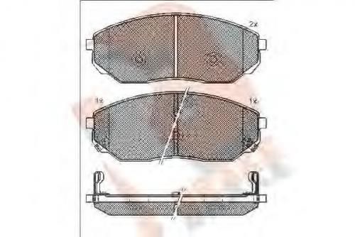 Колодки тормозные HI-TEC PK20