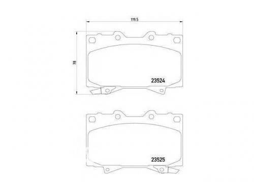 Колодки тормозные GBS GC02147DM