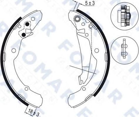 Колодки тормозные VW 1J0698525B