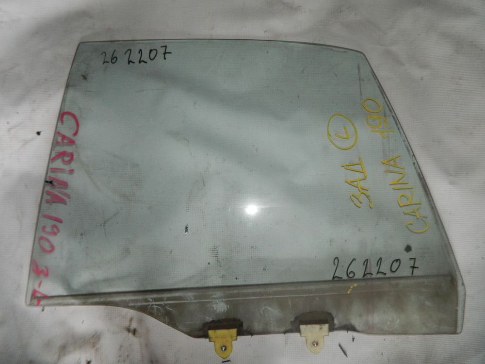 Стекло двери TOYOTA CARINA 190 Задн. Лев (Контрактный) 262207