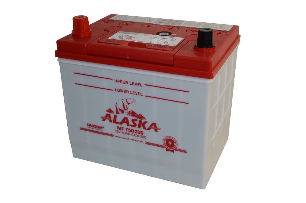 Аккумуляторная батарея ALASKA MF 230/172/220 60А/ч ССА 580А полярн. прям 60 75D23R calcium +