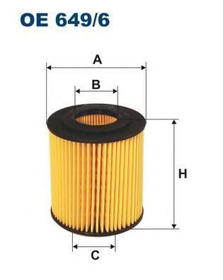 Фильтр масляный FILTRON OE6496 BMW 1, 3, 5, z4, x3,