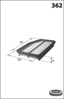 Фильтр воздушный HONDA 17220 RNA A00