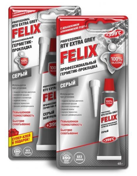 Герметик-прокладка FELIX серый (40гр)