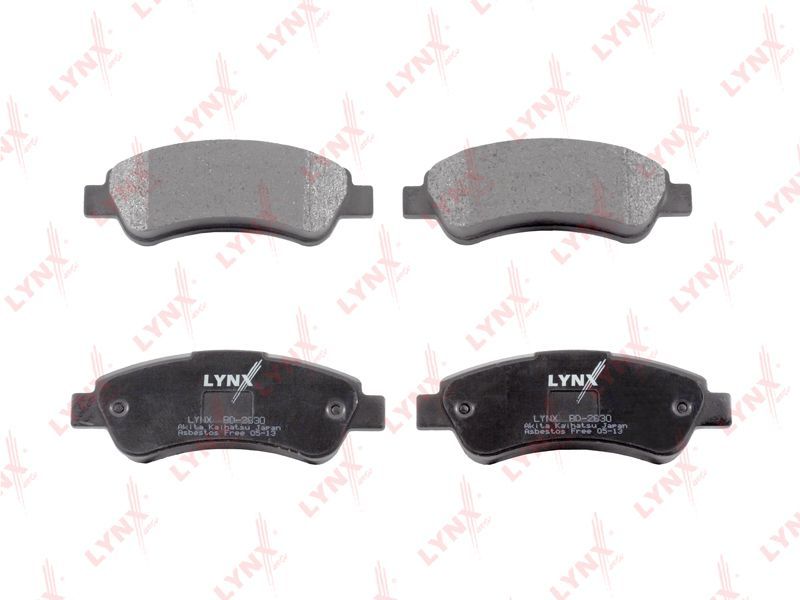 Колодки тормозные LYNXAUTO BD2830 CITROEN JUMPER (автоб) 02-, FIAT DUCATO 06-, PEUGEOT BOXER