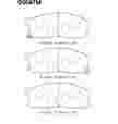 Колодки тормозные KASHIYAMA D3047M MAZDA E2000 / 2200 4WD 2.0-2.2D 84-97