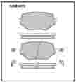 Колодки тормозные ALLIED NIPPON ADB3475