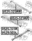 Тяга подвески FEBEST 0525323RF