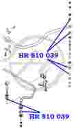 Втулка стабилизатора HANSE HR810039