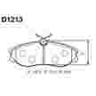 Колодки тормозные KASHIYAMA D1213 NISSAN TERRANO 2.4-2.7TD 93-