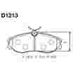 Колодки тормозные KASHIYAMA D1213 NISSAN TERRANO 2.4-2.7TD 93-