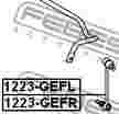 Тяга стабилизатора FEBEST 1223GEFR 548401C000