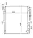 Радиатор охлаждения SAT MC000L200 MITSUBISHI L200, SPORTERO, NATIVA, PAJERO SPORT