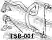 Втулка стабилизатора FEBEST TSB001 (D23) LEXUS 2003-