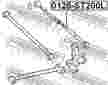 Тяга подвески FEBEST 0125ST200L