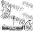 Подшипник FEBEST DAC40740036