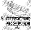 Заглушка противотуманной фары TOYOTA 5212712170 Corolla, Allex