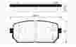 Колодки тормозные SANGSIN BRAKE SP1197 KIA CARENS 02-