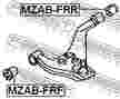 Сайлентблок FEBEST MZABFRR S10H34460