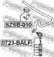 Втулка стабилизатора FEBEST SZSB010 4243170C00