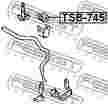 Втулка стабилизатора FEBEST TSB745 (D28) TOYOTA TOWNACE