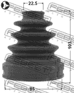 Пыльник ШРУС FEBEST 0115140T TOYOTA CAMRY 1988-1991