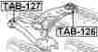 Сайлентблок FEBEST TAB126 TOYOTA RAV4 2000-2005 4806842041