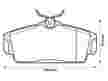 Колодки тормозные GBS GC01191D NISSAN ALMERA N16 / PRIMERA P11