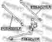 Сайлентблок FEBEST TABACU15R LEXUS 2000-2003 4878048010