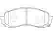 Колодки тормозные GBS GC07034DM SUBARU IMPREZA 2008-