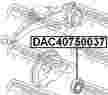 Подшипник FEBEST DAC40750037