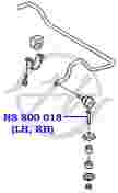 Тяга стабилизатора HANSE HS800018