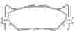 Колодки тормозные ALLIED NIPPON ADB80003