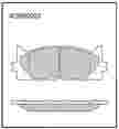 Колодки тормозные ALLIED NIPPON ADB80003