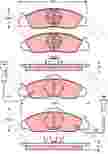 Колодки тормозные TRW GDB3134 SSANGYONG MUSSO 2.3 / 2.9TD 98-00